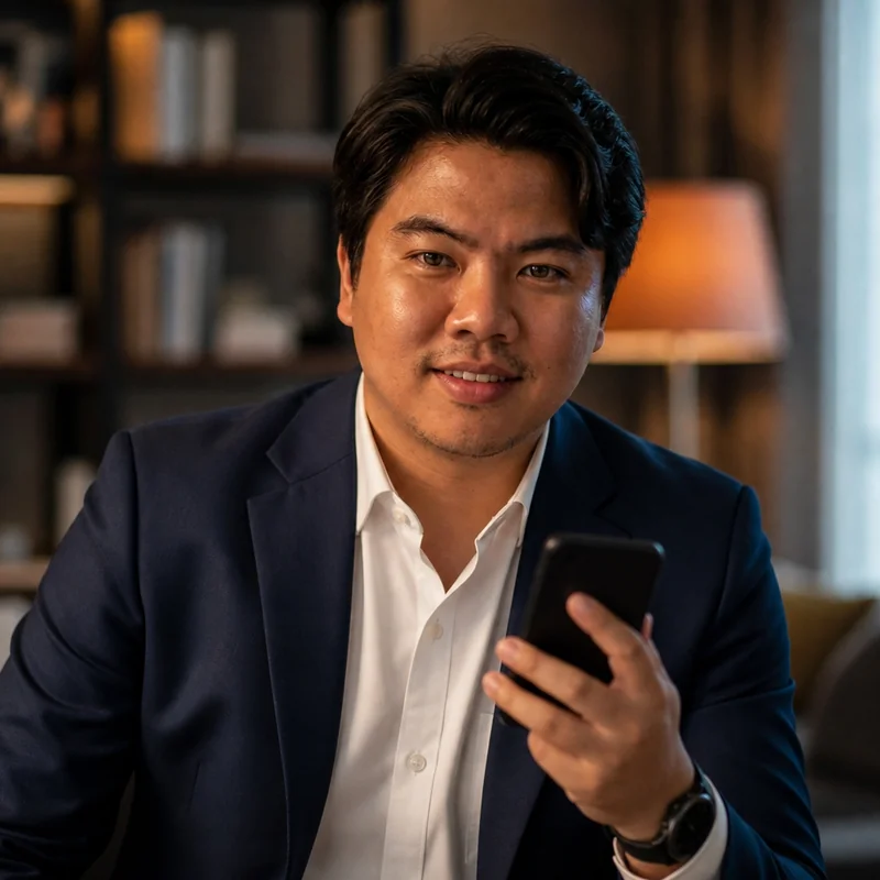 กวินทัศน์ เมธีรัฐลีลากุล ตอบแชทลูกค้าทาง LINE